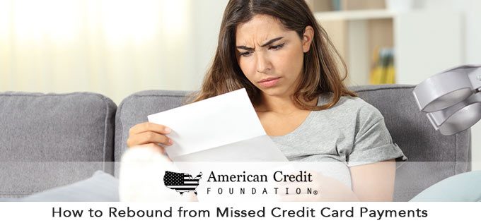 how to rebound from missed credit card payments