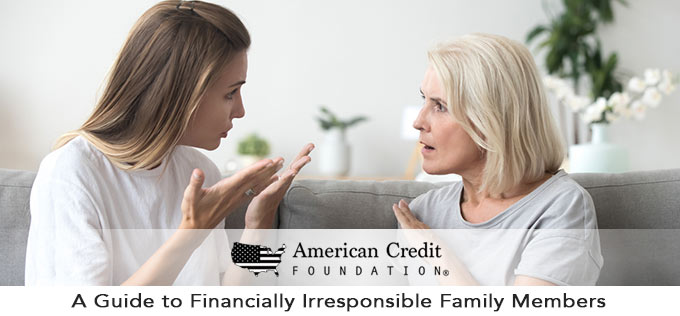 a guide to financially irresponsible family members