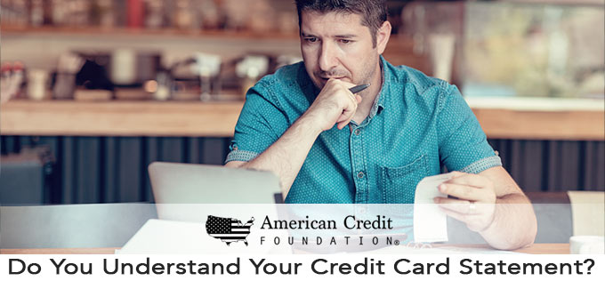 Do You Understand Your Credit Card Statement?