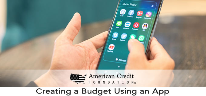 Creating a Budget Using an App